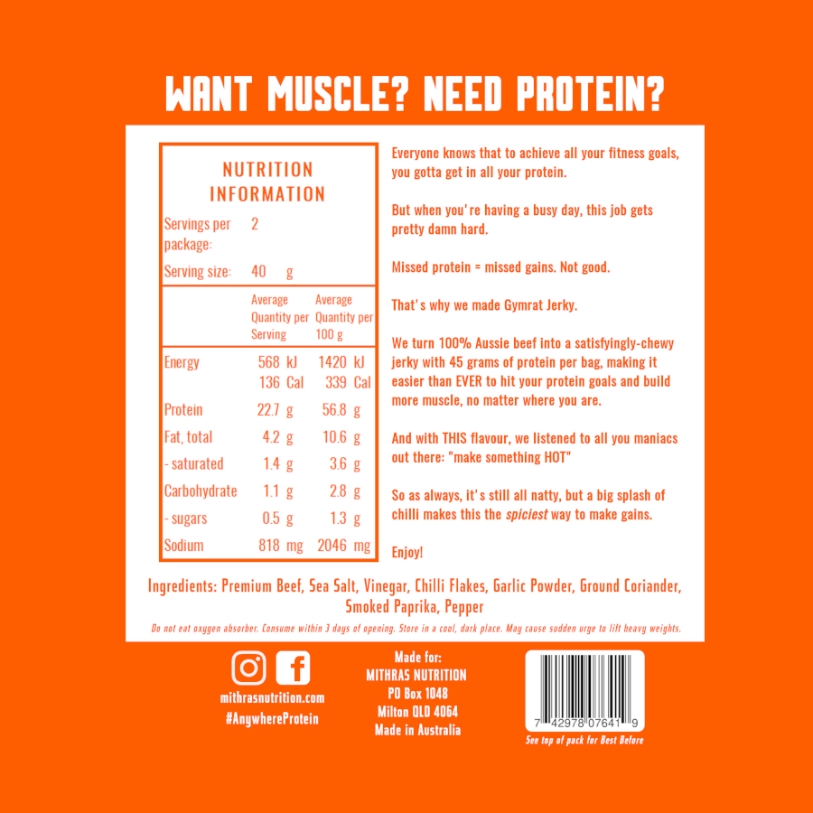 GYMRAT JERKY